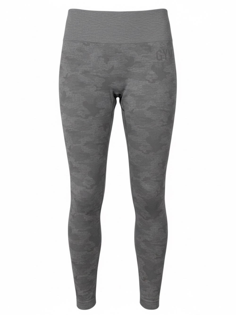 Gymshark Seamless Camo 7/8 Leggings Grey Size Medium